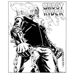 Coloring page: Ghost Rider (Superheroes) #82088 - Printable coloring pages