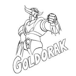 Coloring page: Goldorak (Superheroes) #77224 - Printable coloring pages