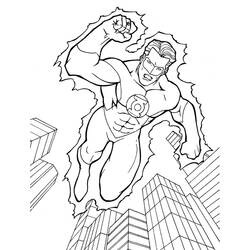 Coloring page: Green Lantern (Superheroes) #81292 - Printable coloring pages