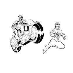 Coloring page: Green Lantern (Superheroes) #81295 - Printable coloring pages