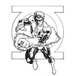 Coloring page: Green Lantern (Superheroes) #81299 - Printable coloring pages