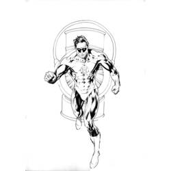 Coloring page: Green Lantern (Superheroes) #81308 - Printable coloring pages