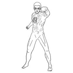 Coloring page: Green Lantern (Superheroes) #81310 - Printable coloring pages