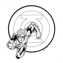 Coloring page: Green Lantern (Superheroes) #81318 - Free Printable Coloring Pages