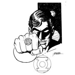 Coloring page: Green Lantern (Superheroes) #81371 - Free Printable Coloring Pages