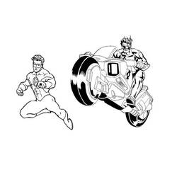 Coloring page: Green Lantern (Superheroes) #81383 - Printable coloring pages