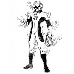 Coloring page: Green Lantern (Superheroes) #81421 - Printable coloring pages