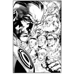 Coloring page: Green Lantern (Superheroes) #81449 - Printable coloring pages