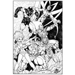 Coloring page: Guardians of the Galaxy (Superheroes) #82439 - Printable coloring pages