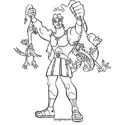 Coloring page: Hercules (Superheroes) #84172 - Printable coloring pages