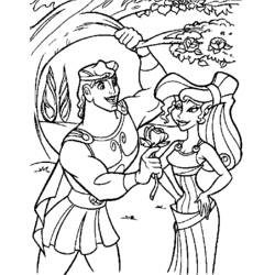 Coloring page: Hercules (Superheroes) #84185 - Printable coloring pages