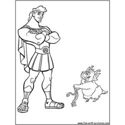 Coloring page: Hercules (Superheroes) #84186 - Printable coloring pages