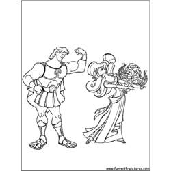 Coloring page: Hercules (Superheroes) #84189 - Printable coloring pages