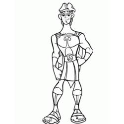 Coloring page: Hercules (Superheroes) #84219 - Printable coloring pages