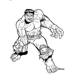 Coloring page: Hulk (Superheroes) #79007 - Printable coloring pages