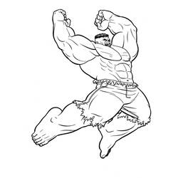 Coloring page: Hulk (Superheroes) #79011 - Printable coloring pages