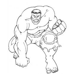 Coloring page: Hulk (Superheroes) #79012 - Printable coloring pages