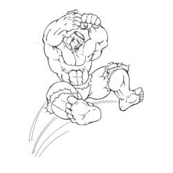 Coloring page: Hulk (Superheroes) #79013 - Free Printable Coloring Pages