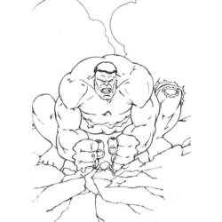 Coloring page: Hulk (Superheroes) #79015 - Free Printable Coloring Pages