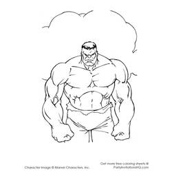 Coloring page: Hulk (Superheroes) #79020 - Printable coloring pages