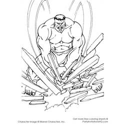 Coloring page: Hulk (Superheroes) #79021 - Free Printable Coloring Pages