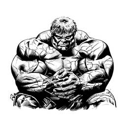 Coloring page: Hulk (Superheroes) #79036 - Printable coloring pages