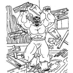 Coloring page: Hulk (Superheroes) #79056 - Free Printable Coloring Pages