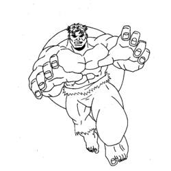 Coloring page: Hulk (Superheroes) #79060 - Free Printable Coloring Pages