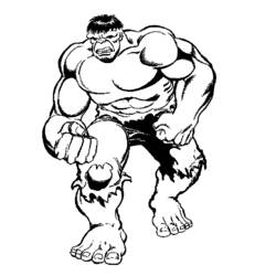 Coloring page: Hulk (Superheroes) #79067 - Printable coloring pages