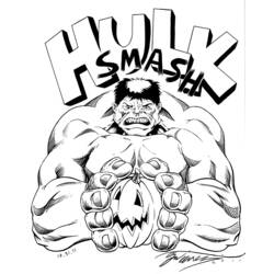 Coloring page: Hulk (Superheroes) #79073 - Printable coloring pages