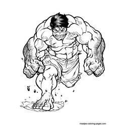 Coloring page: Hulk (Superheroes) #79087 - Printable coloring pages