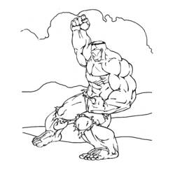Coloring page: Hulk (Superheroes) #79112 - Free Printable Coloring Pages