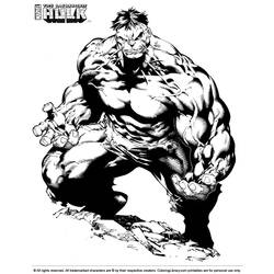 Coloring page: Hulk (Superheroes) #79124 - Printable coloring pages