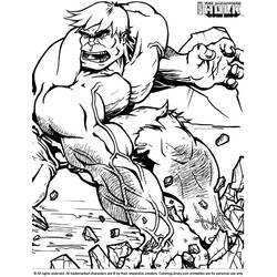 Coloring page: Hulk (Superheroes) #79130 - Free Printable Coloring Pages
