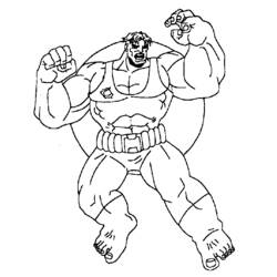 Coloring page: Hulk (Superheroes) #79133 - Free Printable Coloring Pages