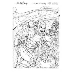 Coloring page: Iceman (Superheroes) #83553 - Printable coloring pages