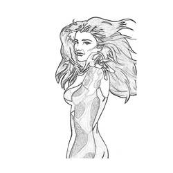 Coloring page: Invisible Woman (Superheroes) #83232 - Printable coloring pages