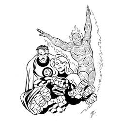 Coloring page: Invisible Woman (Superheroes) #83264 - Printable coloring pages