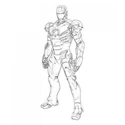 Coloring page: Iron Man (Superheroes) #80530 - Printable coloring pages