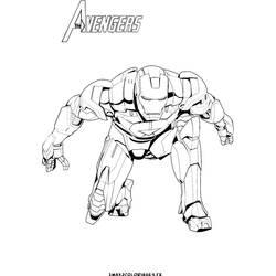 Coloring page: Iron Man (Superheroes) #80532 - Free Printable Coloring Pages