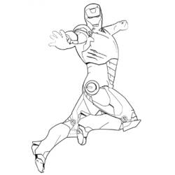 Coloring page: Iron Man (Superheroes) #80553 - Free Printable Coloring Pages