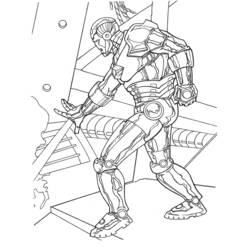 Coloring page: Iron Man (Superheroes) #80559 - Free Printable Coloring Pages