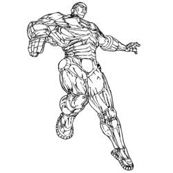 Coloring page: Iron Man (Superheroes) #80564 - Free Printable Coloring Pages