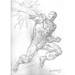Coloring page: Iron Man (Superheroes) #80571 - Free Printable Coloring Pages