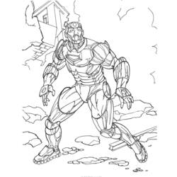 Coloring page: Iron Man (Superheroes) #80575 - Free Printable Coloring Pages