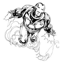 Coloring page: Iron Man (Superheroes) #80584 - Free Printable Coloring Pages