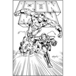 Coloring page: Iron Man (Superheroes) #80587 - Free Printable Coloring Pages