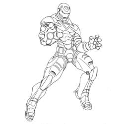 Coloring page: Iron Man (Superheroes) #80591 - Printable coloring pages
