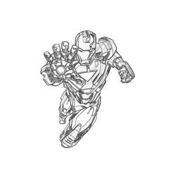 Coloring page: Iron Man (Superheroes) #80595 - Free Printable Coloring Pages
