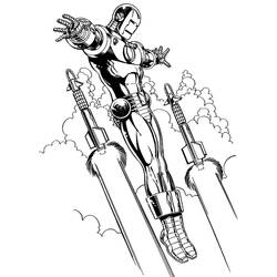 Coloring page: Iron Man (Superheroes) #80599 - Printable coloring pages